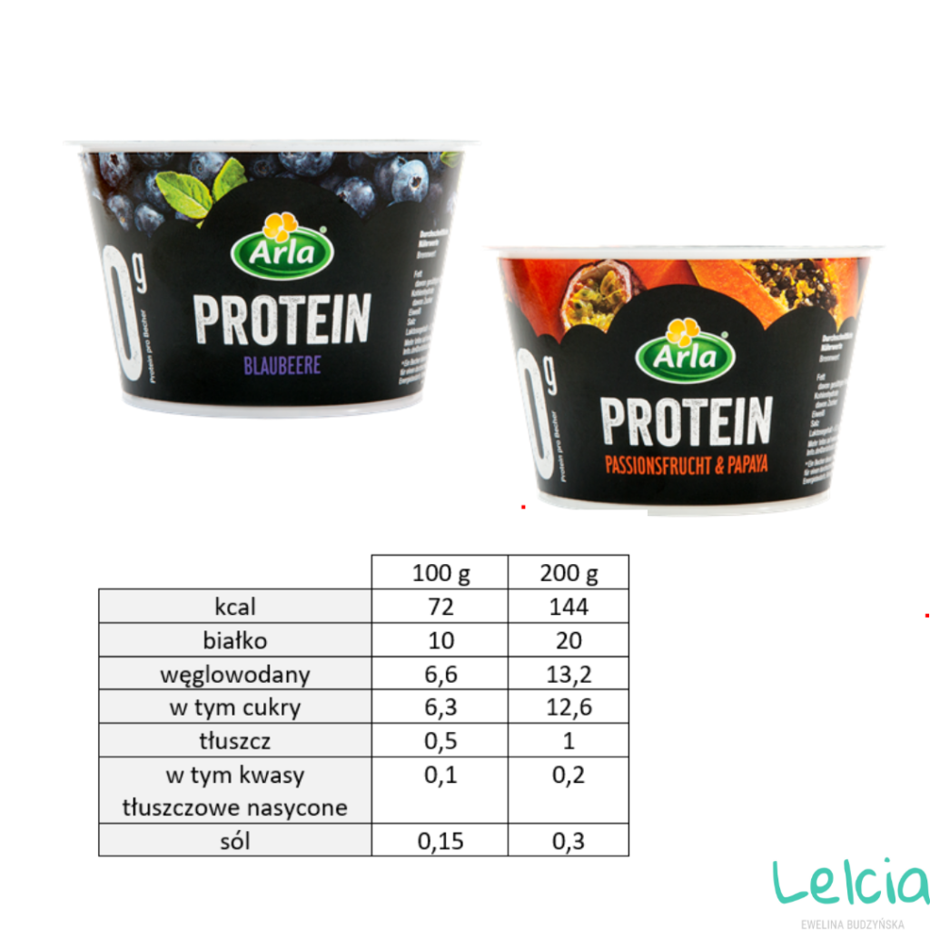 jogurty białkowe arla protein