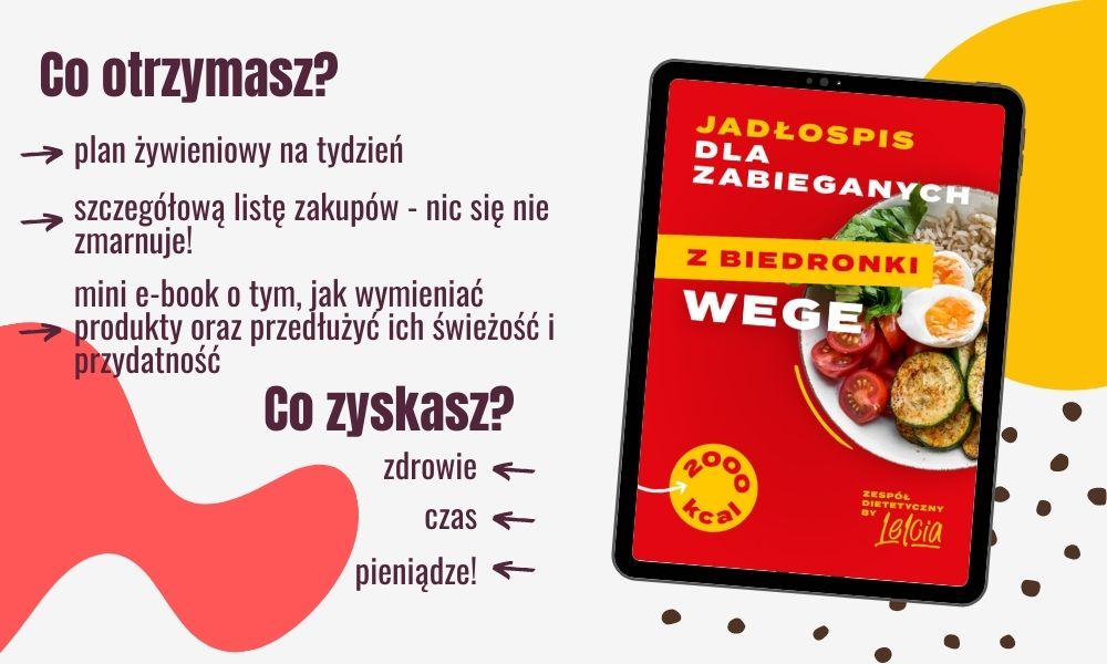 Wegetariański jadłospis dla zabieganych z Biedronki, lelcia.pl